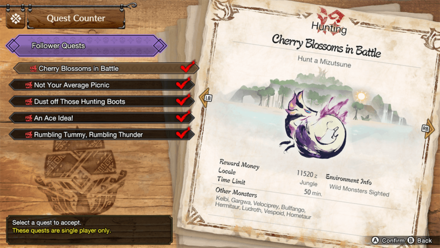 MH Rise Sunbreak - MR4 Follower Quests