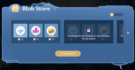 Genshin - Event Rules - Exchange Blob Coins in the Blob Shop