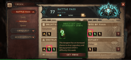 Boosted Set Item Dungeon