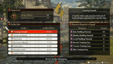 Facility Manager Fire Emblem Three Hopes