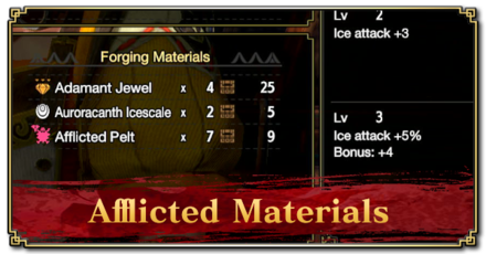 MH Rise Sunbreak - Afflicted Materials Banner