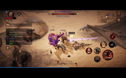 Six Fingered Aben - Purple Beam