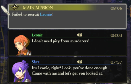 Failed to recruit Leonie