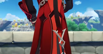 Genshin - Diluc New Skin - Back View