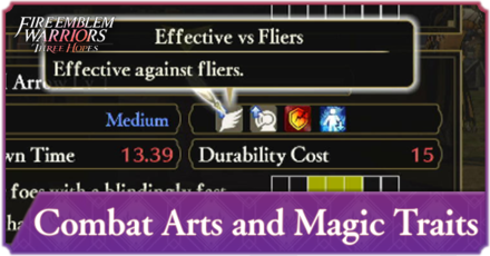 FEW3H - Combat Arts and Magic Traits