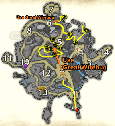 MH Rise Sunbreak - Crystal Chunk Route