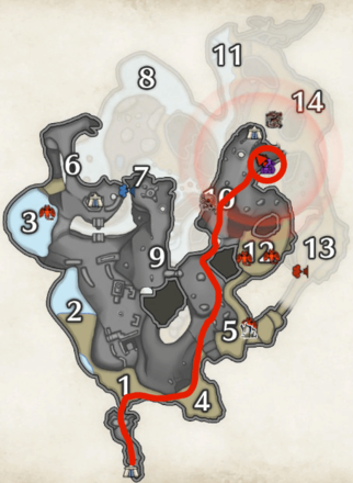 MH Rise Sunbreak - Lava Caverns Bigger Bismuth Chunk Delivery Route
