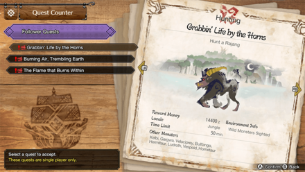 MH Rise Sunbreak - MR5 Follower Quests