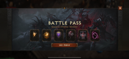 Battle Pass Season 2 July 7 until August 4