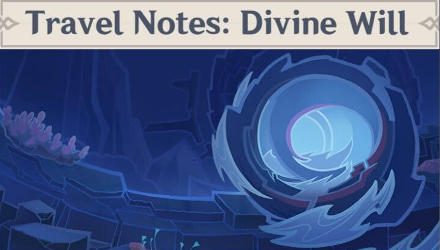 Genshin - Travel Notes: Divine Will Namecard Showcase
