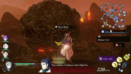 Fire Emblem Warriors Three Hopes - Chapter 14 A Clash of Ambitions Move rock
