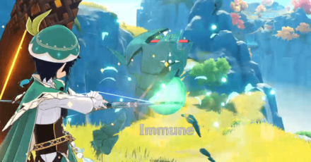 Genshin - Eye of the Storm - Immune to Anemo Attacks