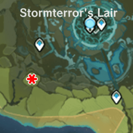 Genshin - Eye of the Storm Locations - Stormterror