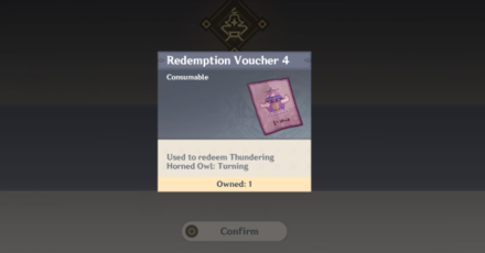 Genshin - Craft your first redemption voucher
