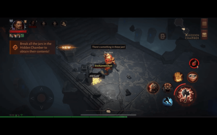 Break all the Jars in the Hidden Chamber to Obatain Their Contents