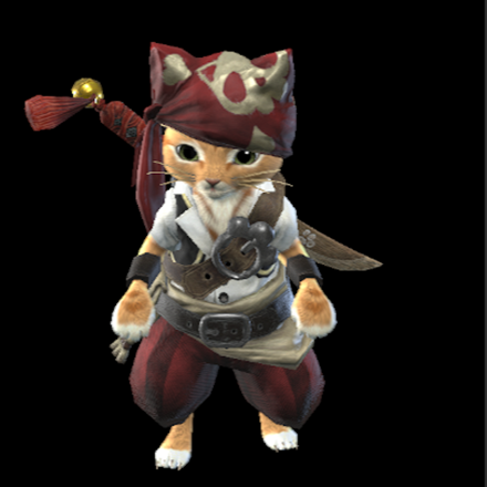 Felyne Barbanya Layered Armor Set (Palico)