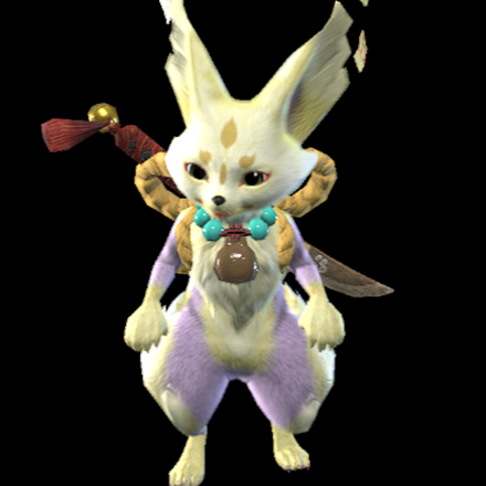 Felyne Shikigami Layered Armor Set (Palico)