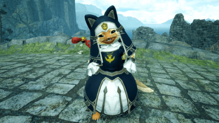 MH Rise Sunbreak - Devout Palico Layered Armor