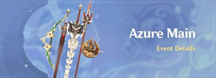 Genshin - Version 2.8 Battle Pass - Azure Main