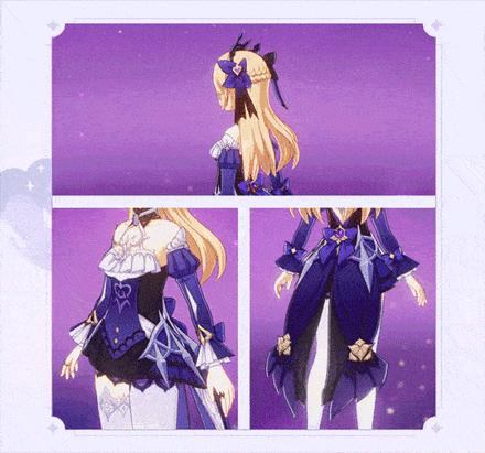 Genshin - New Fischl Skin - Angles