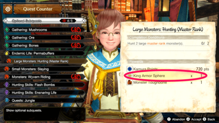 MH Rise Sunbreak - How to Get King Armor Sphere