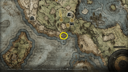 Gold Pickled Fowl Foot Beach Map Location.png