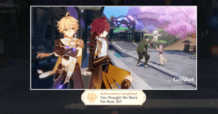 Genshin - Achievement Get After Obtaining All Hangout Endings
