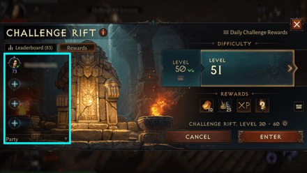 Challenge Rift - Find a Party