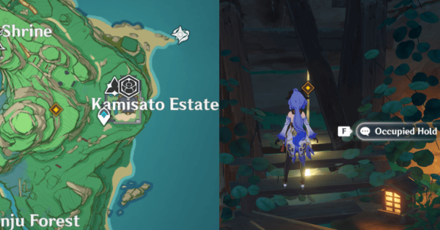 Genshin - Kazuha Story Quest - Ere the End, a Glance Back - Go to the blade-testing venue