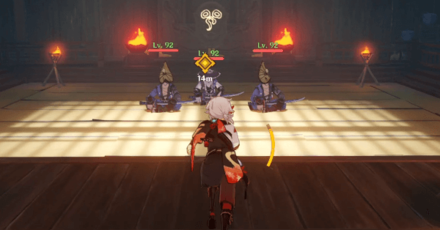 Genshin - Kazuha Story Quest - Ere the End, a Glance Back - Enter the occupied hold and defeat the opponents