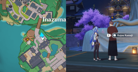 Genshin - Kazuha Story Quest - Ere the End, a Glance Back - Accompany Kazuha while he gives Kujou Kamaji his response