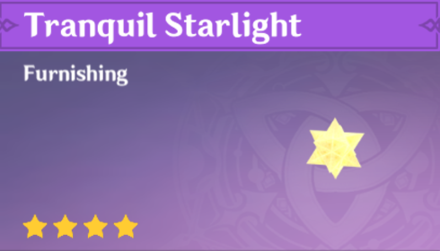 Genshin Impact - How to Get Tranquil Starlight Furnishing