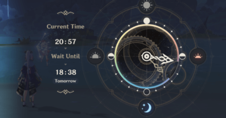 Genshin - Film Notes - Adjust time to 1800