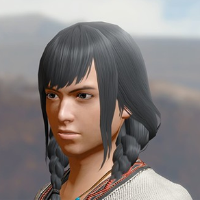 MH Rise Sunbreak - Braided Hairstyle for Men