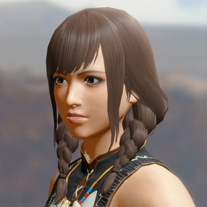 MH Rise Sunbreak - Braided Hairstyle for Women