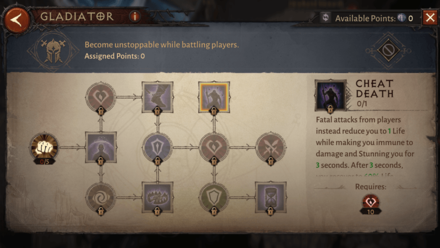 Gladiator Paragon Tree