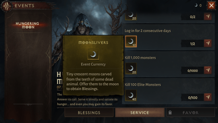 Hungering Moon - How to Get Moonslivers
