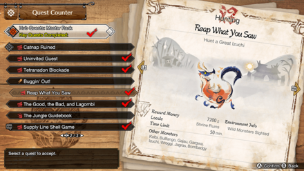 MH Rise Sunbreak - Great Izuchi Master Rank Quest