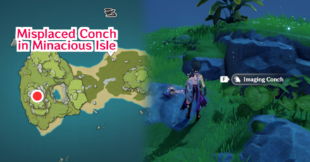 Genshin - Misplaced Conch 1 in Minacious Isle