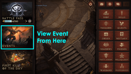Hungering Moon - How to View the Event