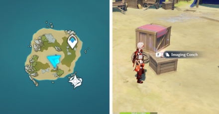 Genshin - Resonating Visions - Imaging Conch - Central Camp Image III Location