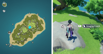 Genshin - Resonating Visions - Imaging Conch - Ongoing Mission Image III Location