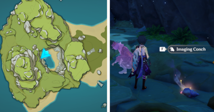 Genshin - Resonating Visions - Imaging Conch - Ongoing Mission Image IV Location