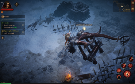 DI - interacting with Demonic Catapults