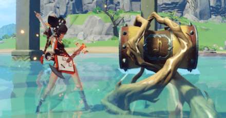 Genshin - Xinyan Drum in Broken Isle