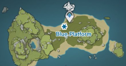 Genshin - Blue Platform Location in Minacious Isle