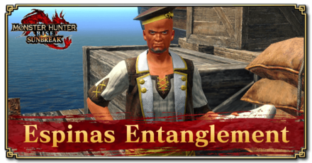 Monster Hunter Rise (MH Rise): Sunbreak - Espinas Entanglement Request Banner