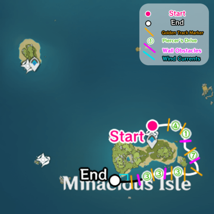 Genshin - Surfpiercer 2 Route Map
