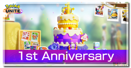 Pokemon UNITE - 1st Anniversary Banner