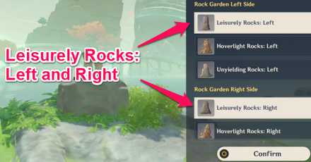 Genshin - Step 9 - Selecting the Right Rocks